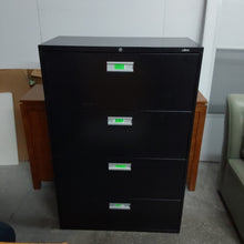 Load image into Gallery viewer, Black Filing Cabinet

